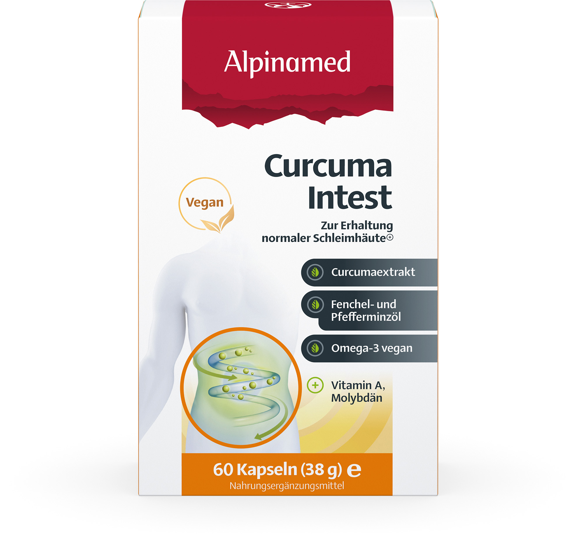 ALPINAMED Curcuma Intest capsula 60 pezzi