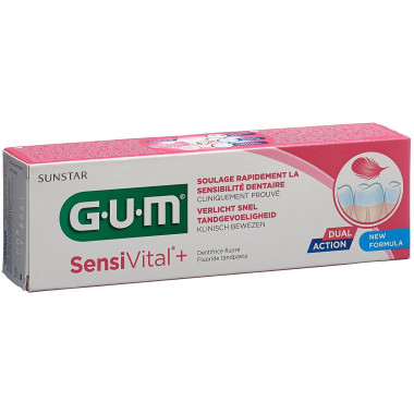 GUM SensiVital+ Dentifricio Tb 75ml