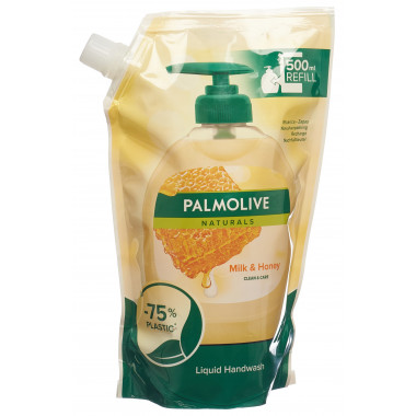 Palmolive sapone liquido latte + miele ricarica 500ml