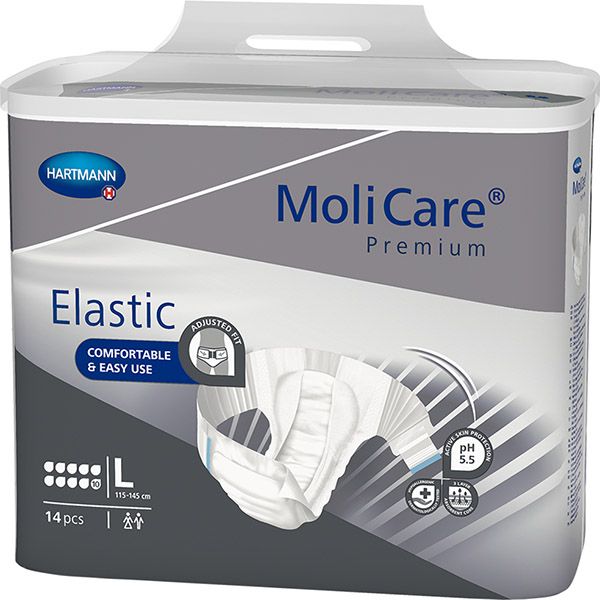 MoliCare Elastic 10 L 14 pezzi