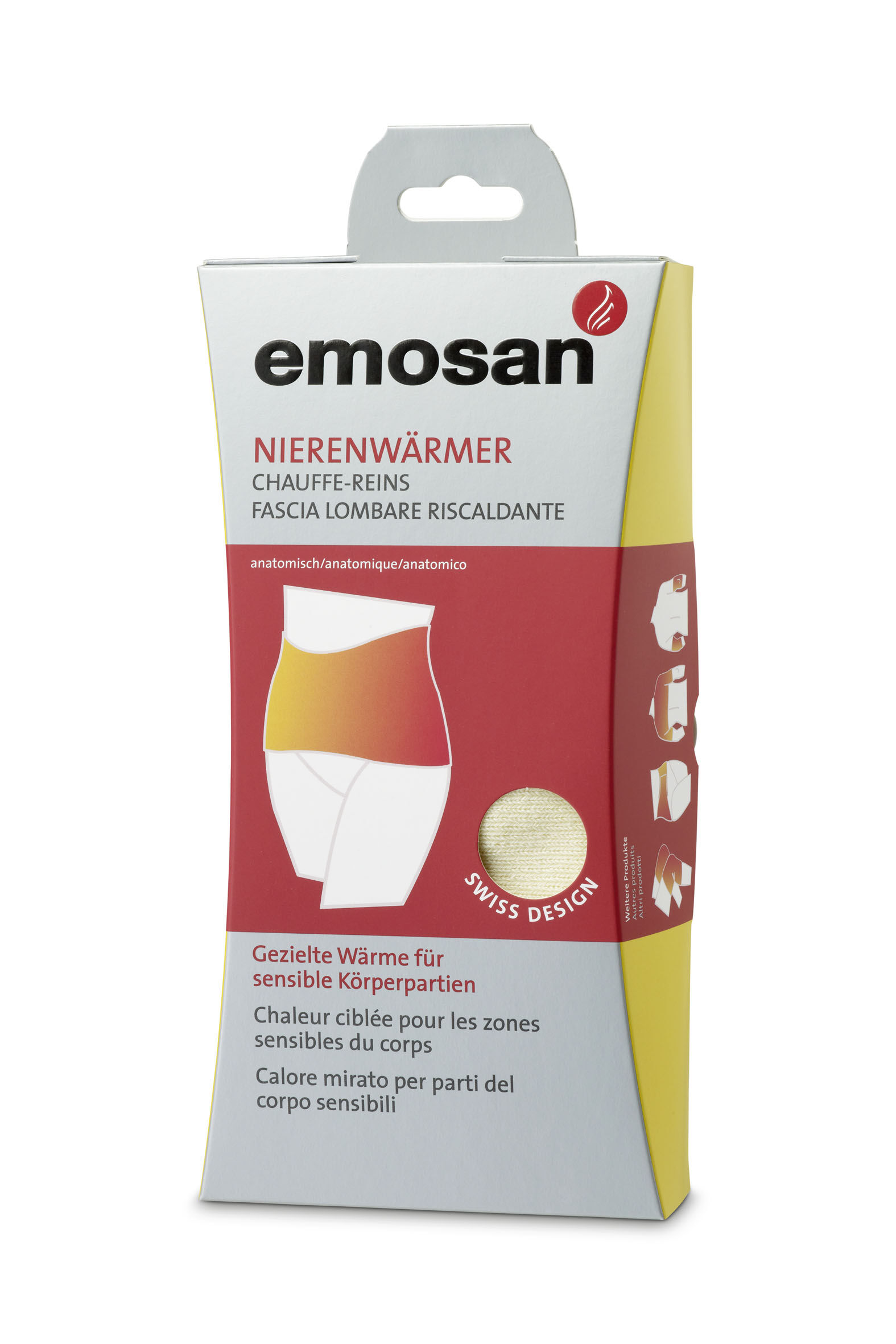 EMOSAN Nierenwärmer anatomisch M écru