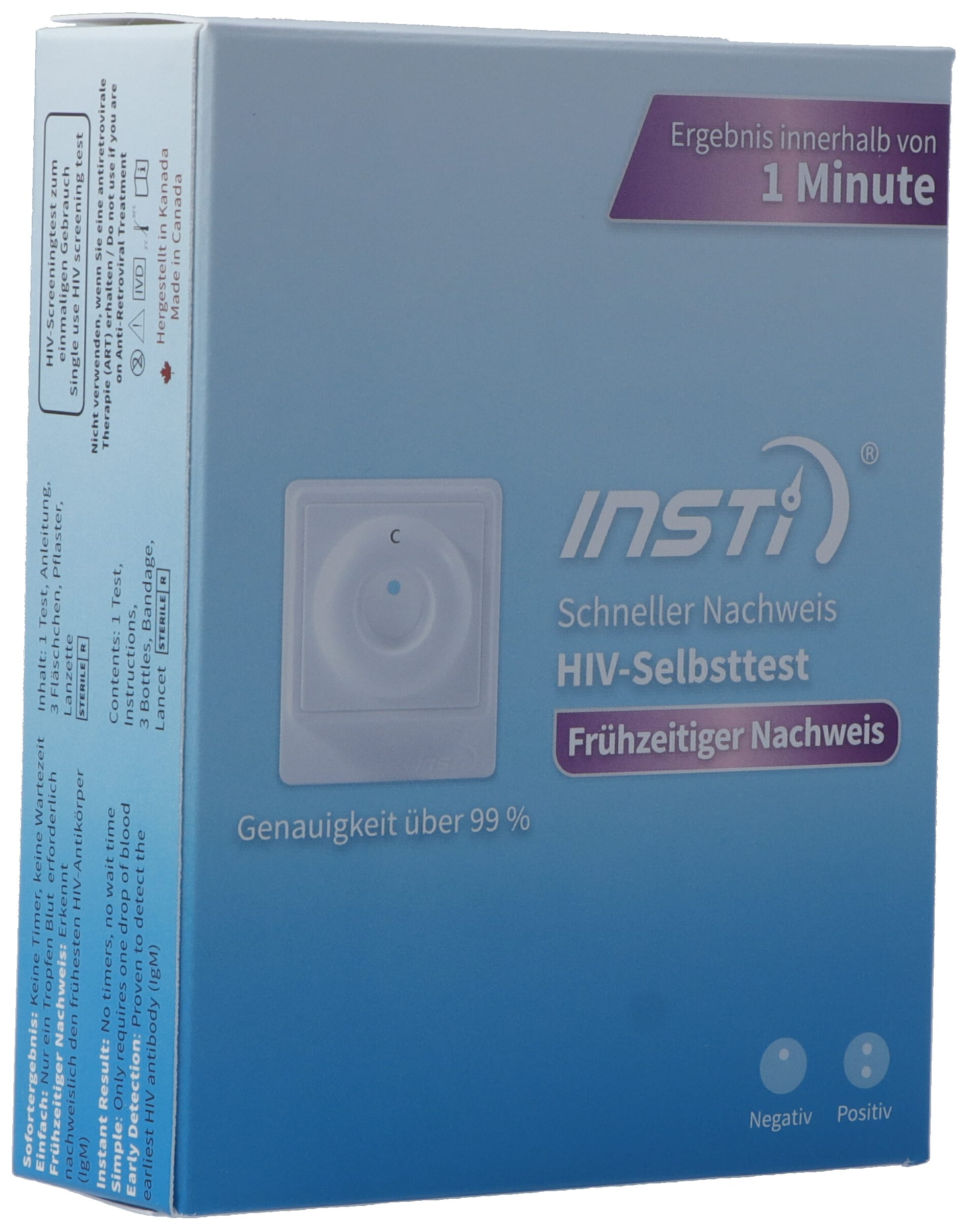 INSTI HIV Autotest, confezione da 2 pezzi