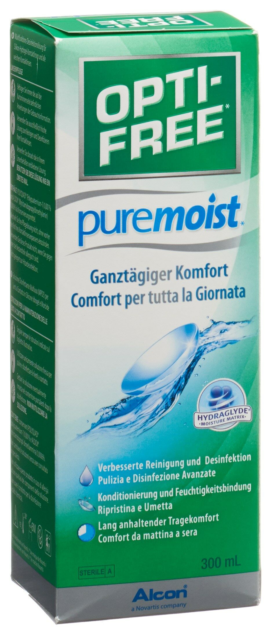 OPTI-FREE® PureMoist soluzione disinfettante multifunzionale 300ml