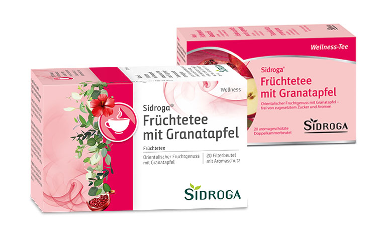 SIDROGA tè alla frutta con melograno 20 bustine 2g
