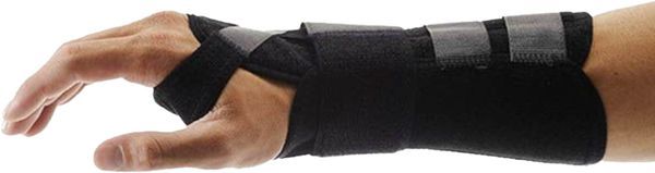 OMNIMED Ortho Manu Flex Handge L 16cm sinistro nero (n)