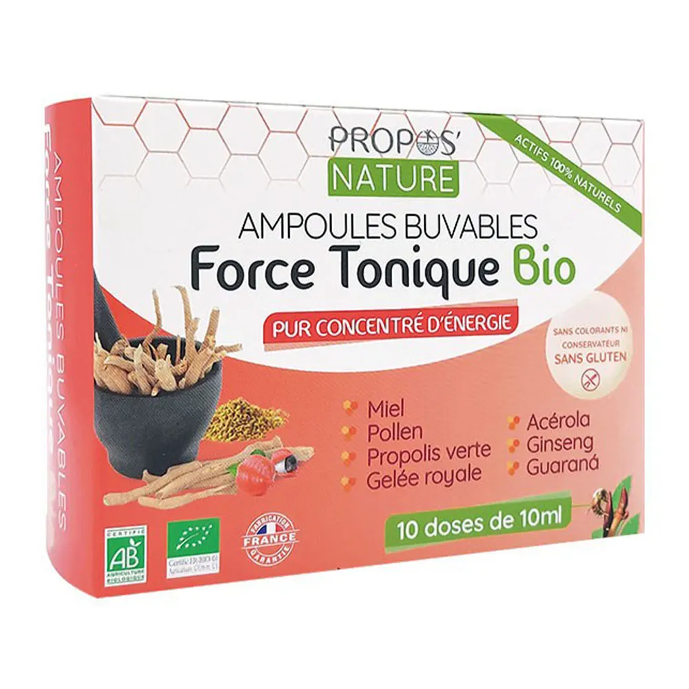 Propos Nature Force Tonique Organic Trinkamp 10ml