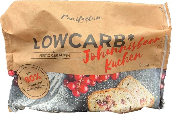PANIFACTUM Torta al ribes rosso Lowcarb senza glutine 100g