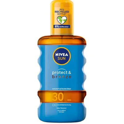 Nivea Sun Protect & Bronze Olio solare SPF 30 attiva l'abbronzatura 200 ml