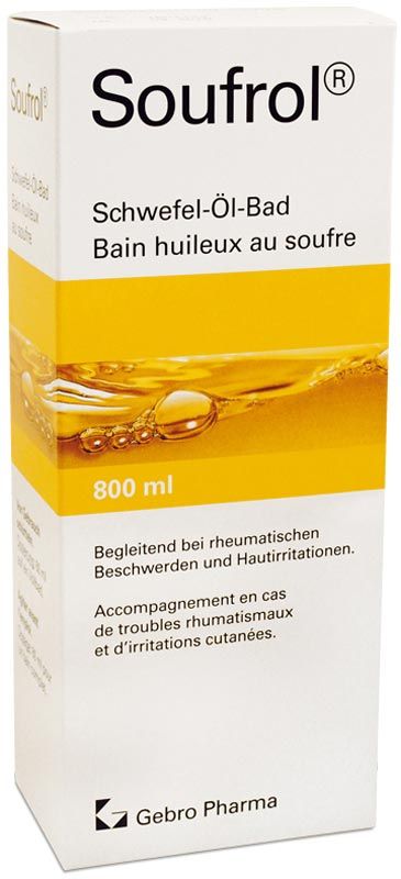 Soufrol Bagno all'olio di zolfo Fl 800ml