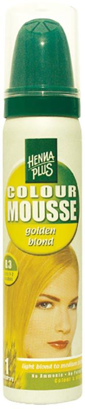 HENNA PLUS Colore in mousse Biondo dorato 8,3 75ml