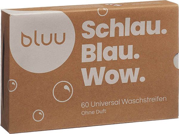 strisce di lavaggio bluu senza profumo 60 pezzi