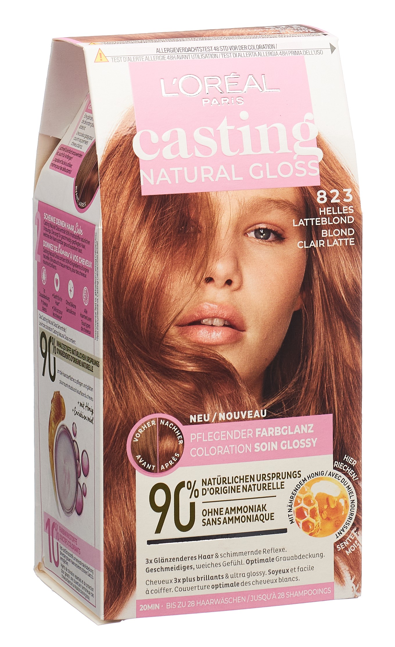 L'Oréal Paris CASTING Colorazione Gloss Naturale 823 Biondo Chiaro Vaniglia