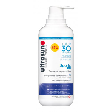 Ultrasun Gel Sportivo SPF 30 -25% Dispenser 400ml