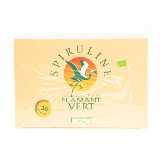 Spirulina Flamant Vert Compresse biologiche 500mg bustina 180 pezzi