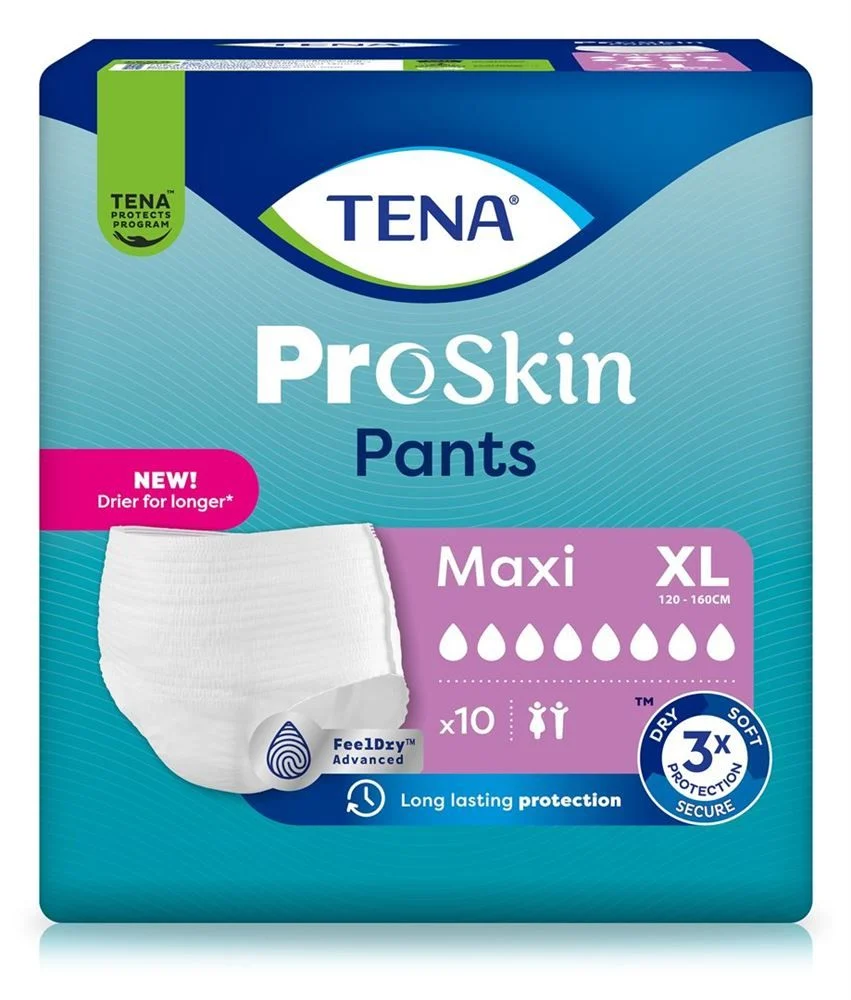 Tena Pants Maxi XL 120-160cm 10 pezzi