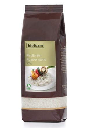 Riso per risotti Biofarm Bud Btl 500g
