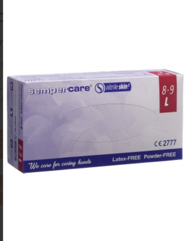 Guanti Sempercare in nitrile XL pf unst 180 pezzi