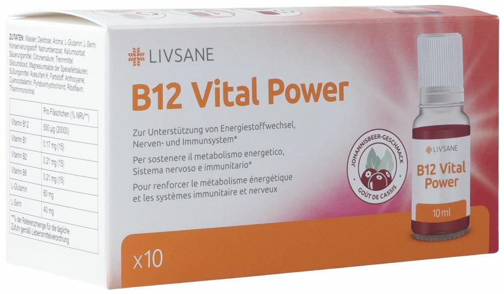 Livsane B12 Vital Power Fiale (10x10ml)