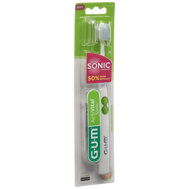 GUM ActiVital Spazzolino sonico bianco