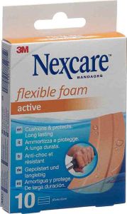3M Nexcare cerotti Bande attive in schiuma flessibile 6x10cm 10 pezzi