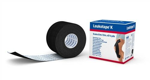 Nastro kinesiologico Leukotape® K 5mx5cm nero