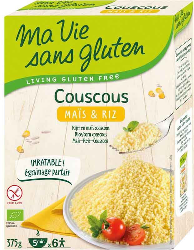 MA VIE S GLUT Couscous di mais e riso Btl 350g