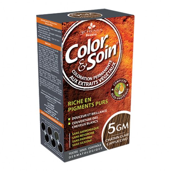 Colour & Soin Coloration 5GM châtain clair cappuccino 135ml