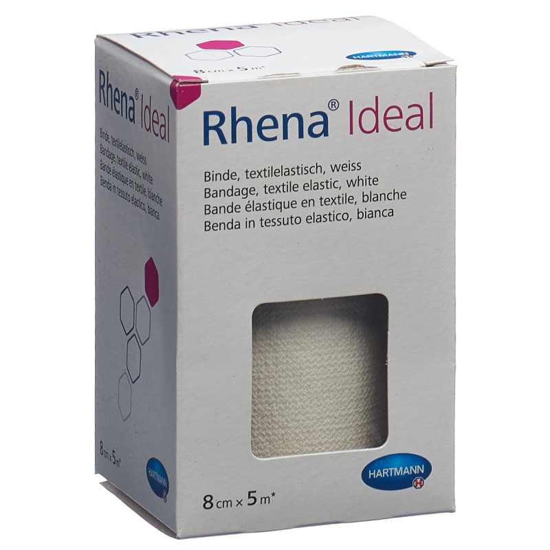 Benda elastica Rhena Ideal 8cmx5m bianco