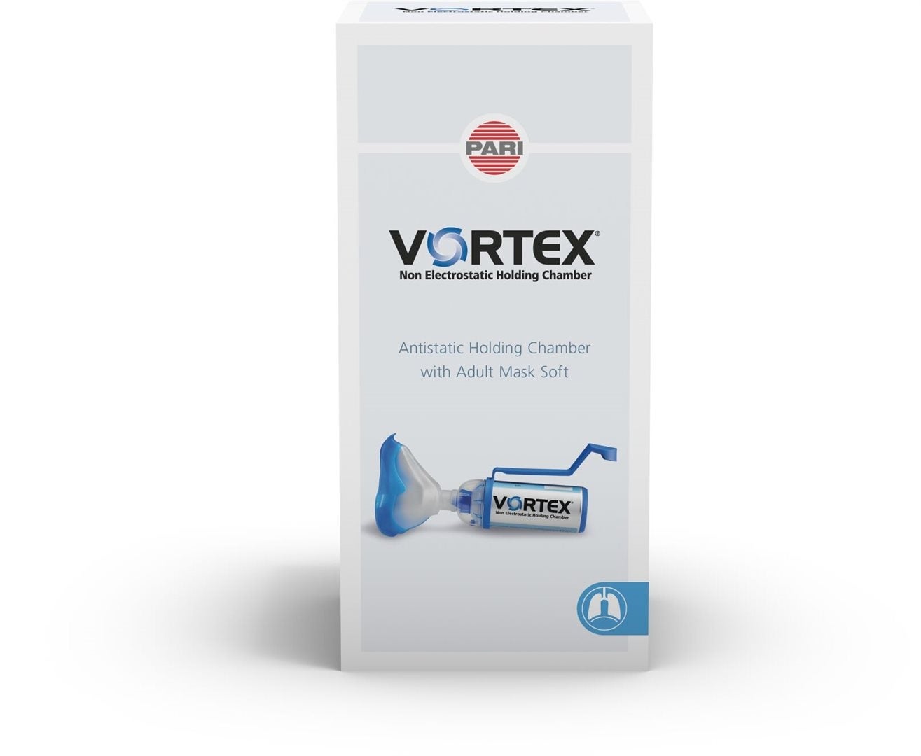 PARI VORTEX Vorschaltkammer mit Erwachsenenmaske weich