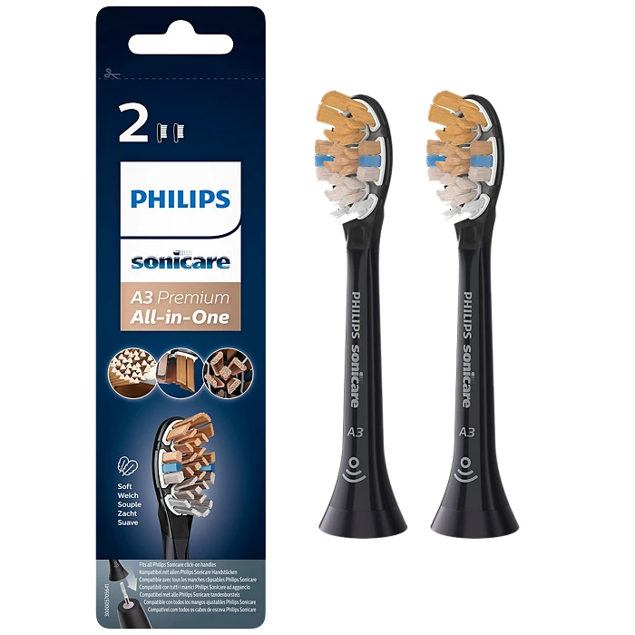 Philips Sonicare A3 Premium All Star spazzola nera 2 pezzi