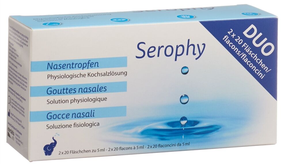 Serophy gocce nasali 40 fiale singole da 5 ml