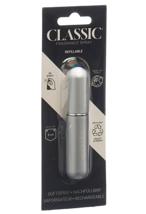 Profumo spray CLASSIC ricaricabile argento
