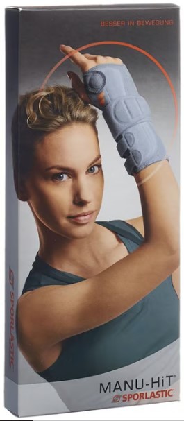 SPORLASTIC Manu Hit M 18cm sinistra platino