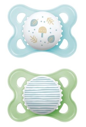 Ciuccio MAM Original 0-6 mesi blu/verde 2 pezzi
