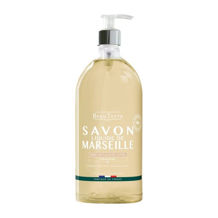 BeauTerra Sapone liquido Marsiglia Cotone 1000ml