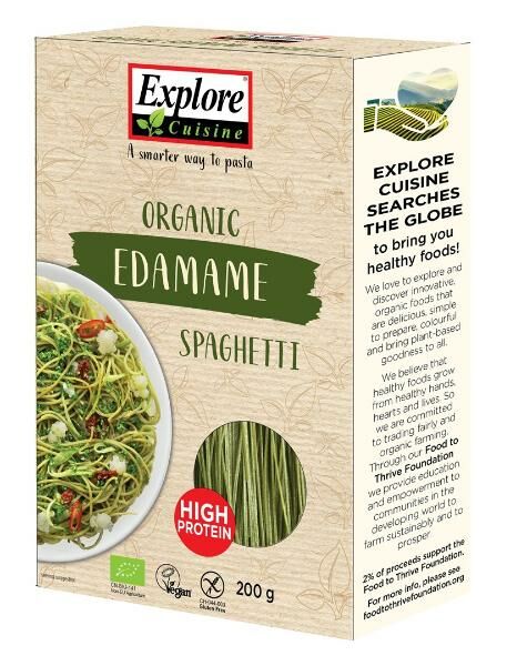 EXPLORE CUISINE Spaghetti Edamame Fagioli Biologici 200g