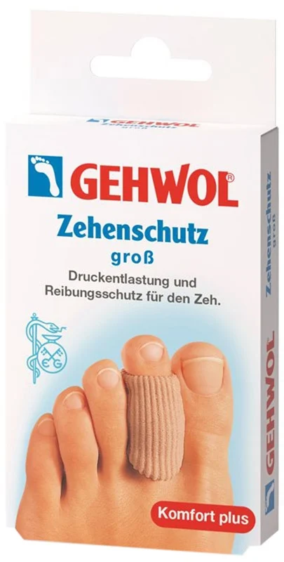 Gehwol gel polimerico di protezione delle dita dei piedi grande 2 pezzi