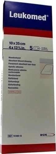 Leukomed Wundverband 10 x 35 cm 5 Stück