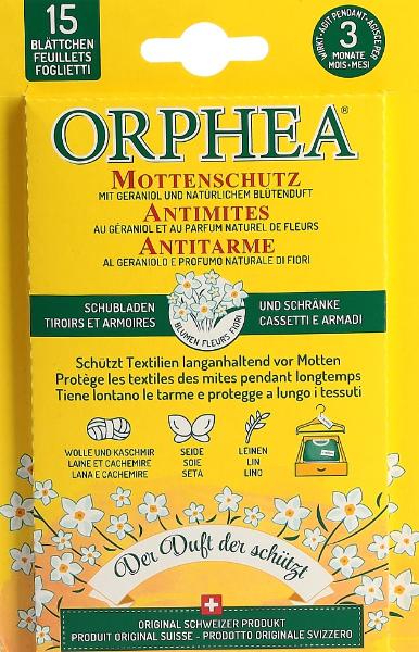 Orphea tignola repellente foglie profumo di fiori 15 pezzi