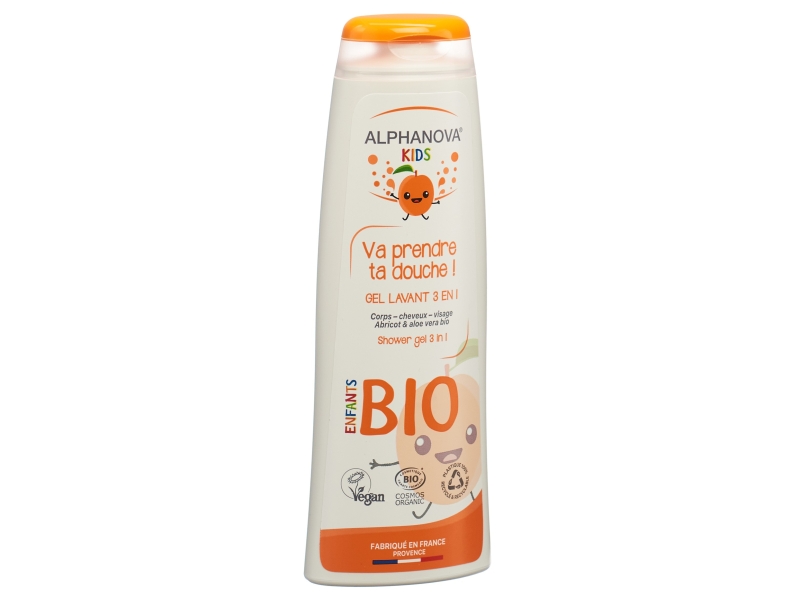ALPHANOVA® kids Va Prendre ta Douche Apricot Bio 250ml
