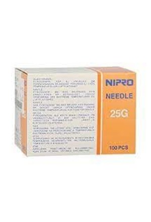Cannula monouso Nipro 0,5x25 mm 25Gx1 arancio 100 pezzi