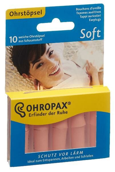 OHROPAX® Soft Schaumstoffstöpsel 10 Stück