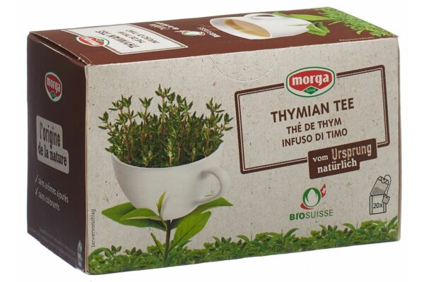 Morga Tè al timo con involucro Bio Bud Btl 20 pezzi