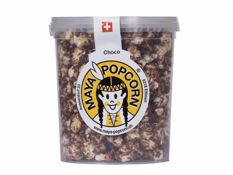 MAYA Popcorn al cioccolato, confezione da 100 g