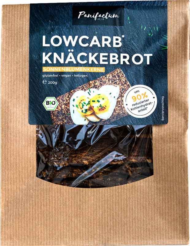 PANIFACTUM Pane croccante Lowcarb biologico senza glutine 200g