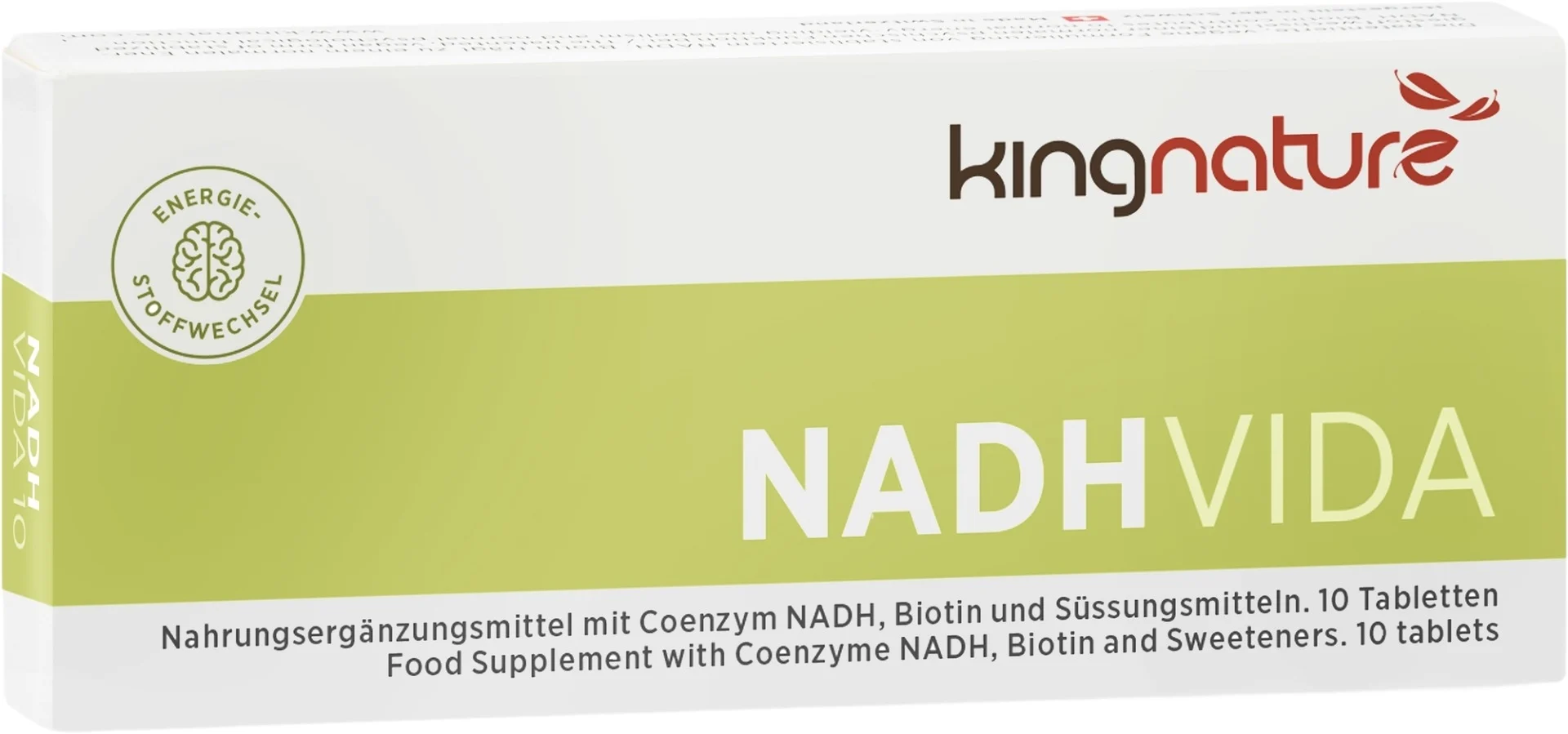 KINGNATURE NADH Vida Tabletten 20 mg 10 Stück