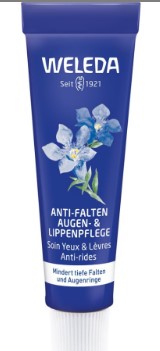 Weleda Trattamento Occhi e Labbra Antirughe Genziana Blu e Stella Alpina Tubo da 10ml