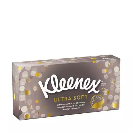 Fazzoletti cosmetici Kleenex ULTRASOFT scatola singola 64 pezzi
