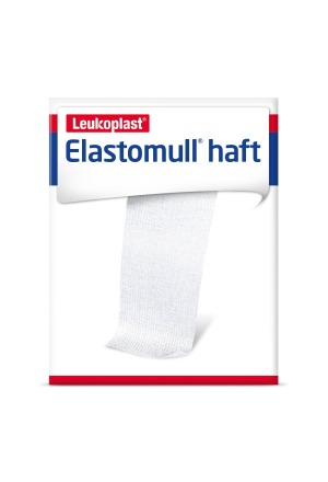Benda di garza adesiva Elastomull 20mx4cm in rotolo bianco