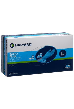 HALYARD Guanti da esplorazione L Nitrile Basic blu 200 pz.